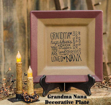 *Grandma/Nana Plate - The Fox Decor